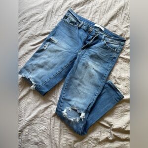 Kancan Ripped Knee Skinny Jeans